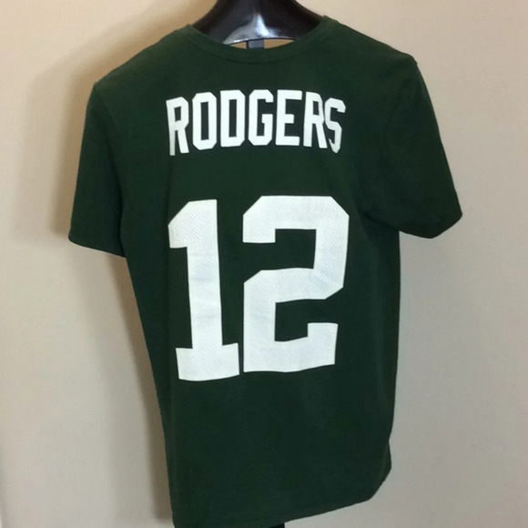 Nike NFL Green Bay Packers Aaron Rogers 12 T-Shirt - Picture 5 of 8